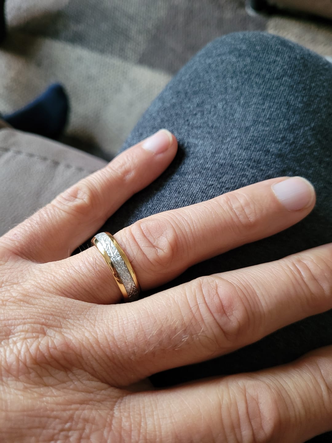 Customer photo review of The Golden Steel 6mm Wonder Ring