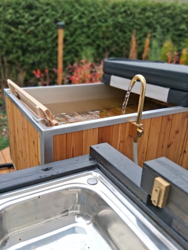 Customer photo review of Additional Faucet Mounting Block