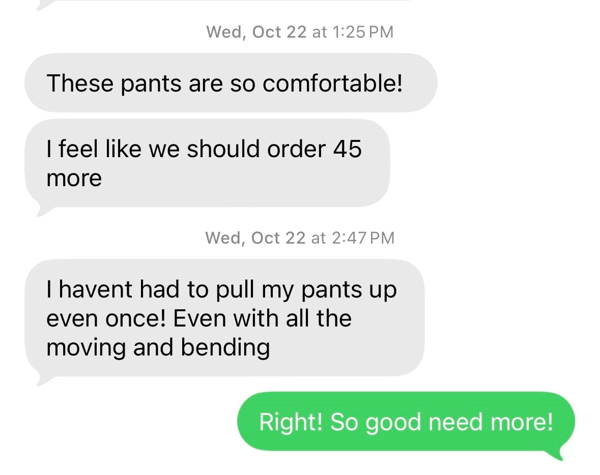 Customer photo review of Ribbed Leggings