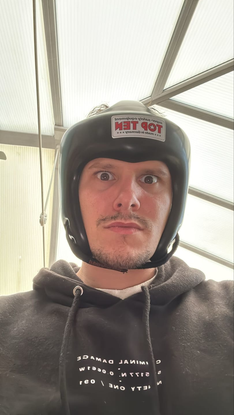 Customer photo review of Top Ten Head Guard “Competition Fight”