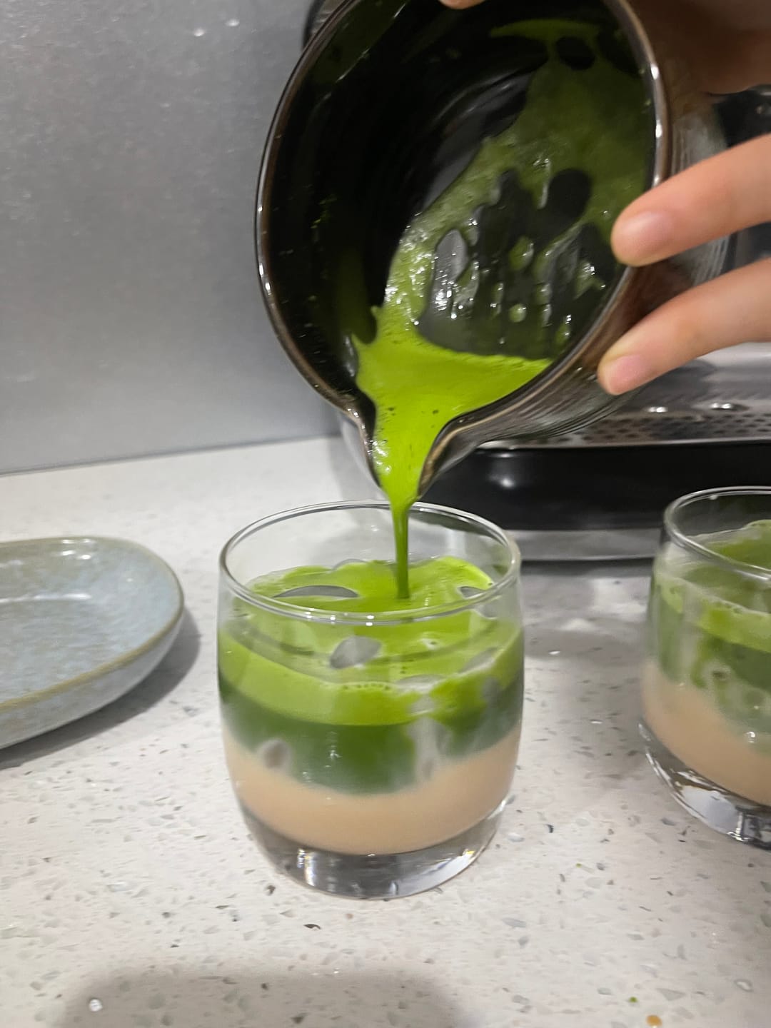 Customer photo review of Gourmet's Gold Artisan Matcha (Latte)