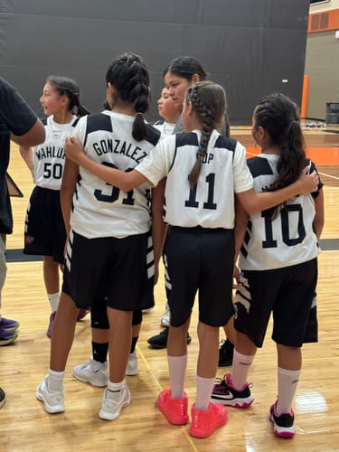 Customer photo review of Custom Black White Double Side Sets Basketball Jersey