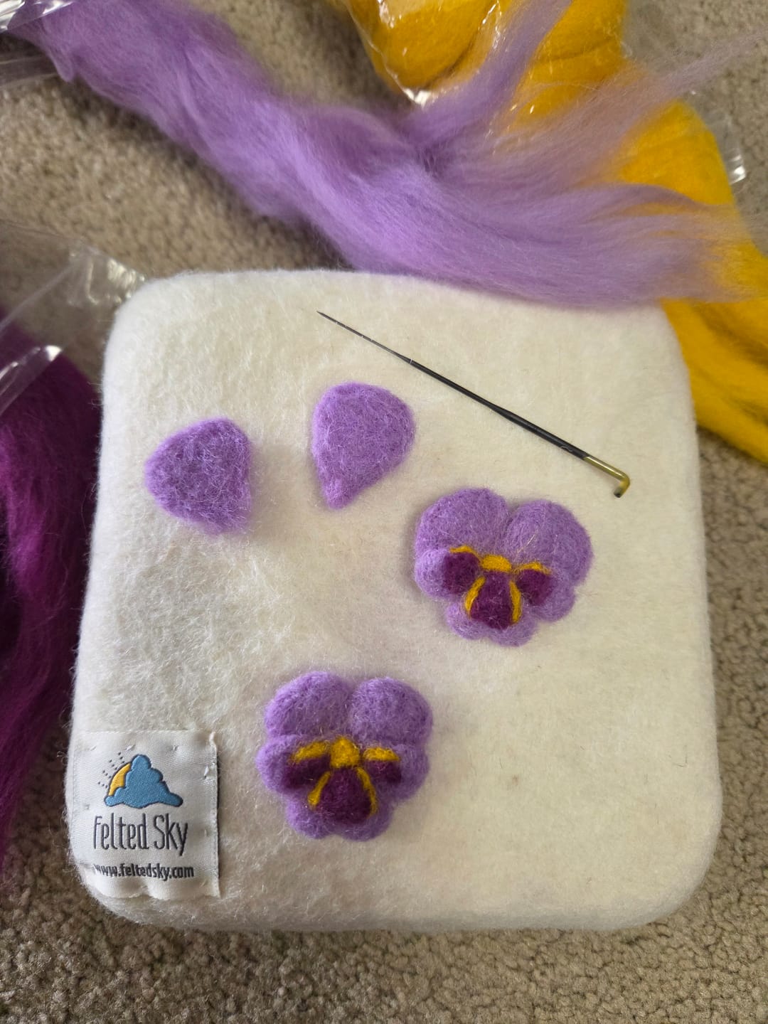 Customer photo review of Wool Mini Mat