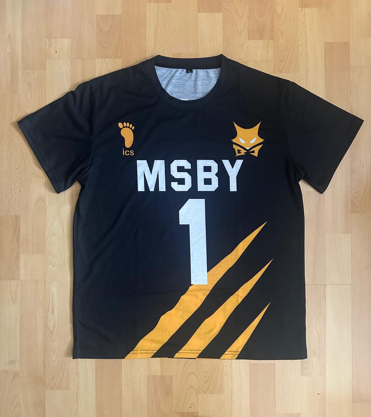 Customer photo review of Personalized MSBY Black Jackals Unisex T-Shirt