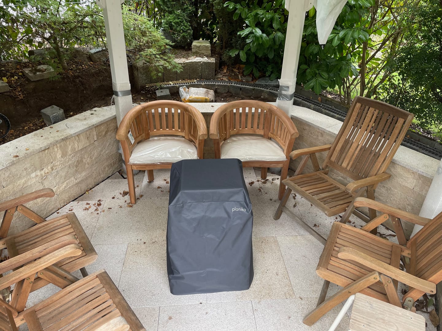 Customer photo review of 2 x Teak Gartenmöbel San Francisco Stuhl Inklusive Kissen.
