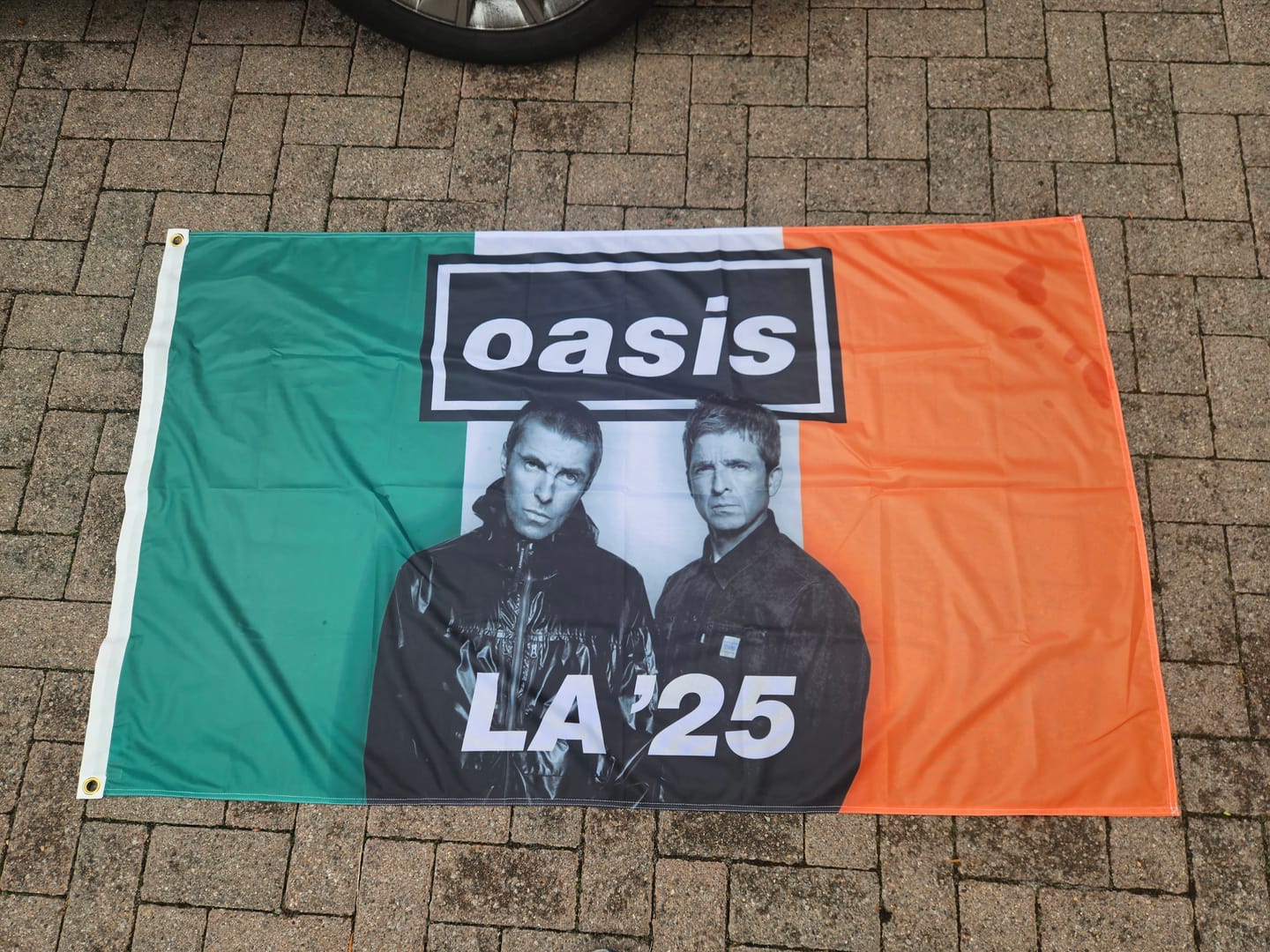 Customer photo review of Personalised Standard Flag