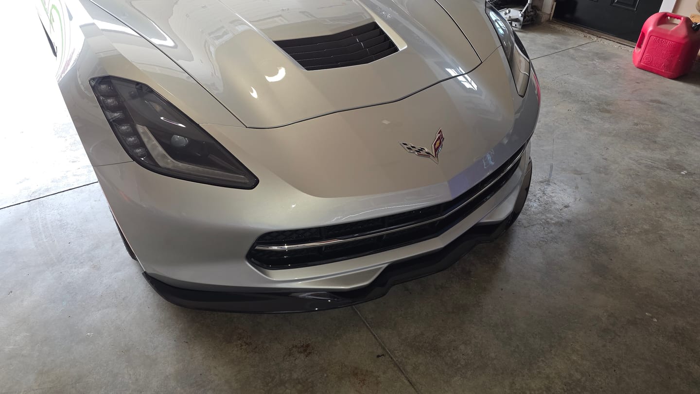 Customer photo review of Corvette C7 Stingray EOS Preformance Package Front Splitter