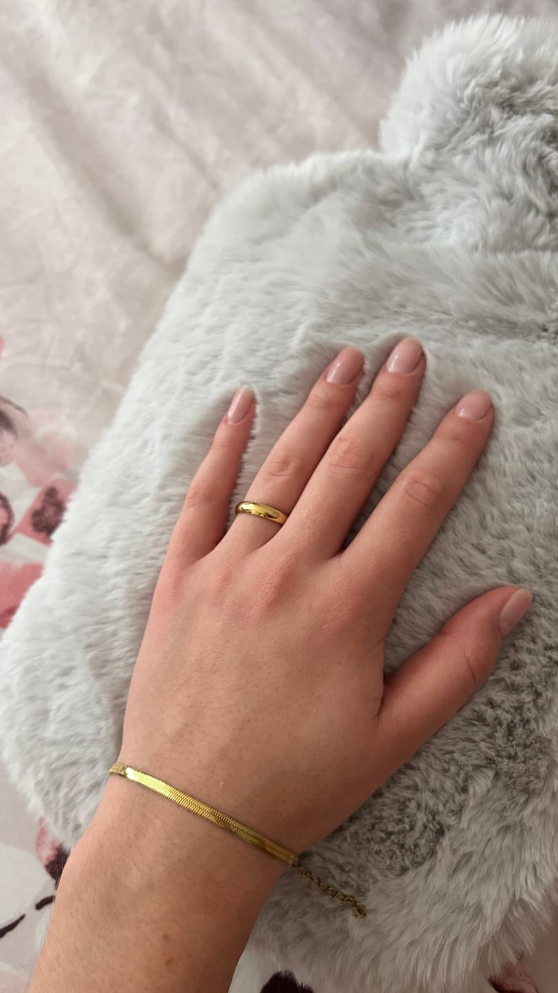 Customer photo review of Lena Ring | 18K vergoldet