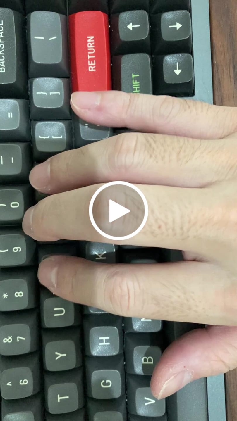Customer video review of KEYGEEK SUNFLOWER LINEAR SWITCH FACTORY LUBED EDITION (10PCS)