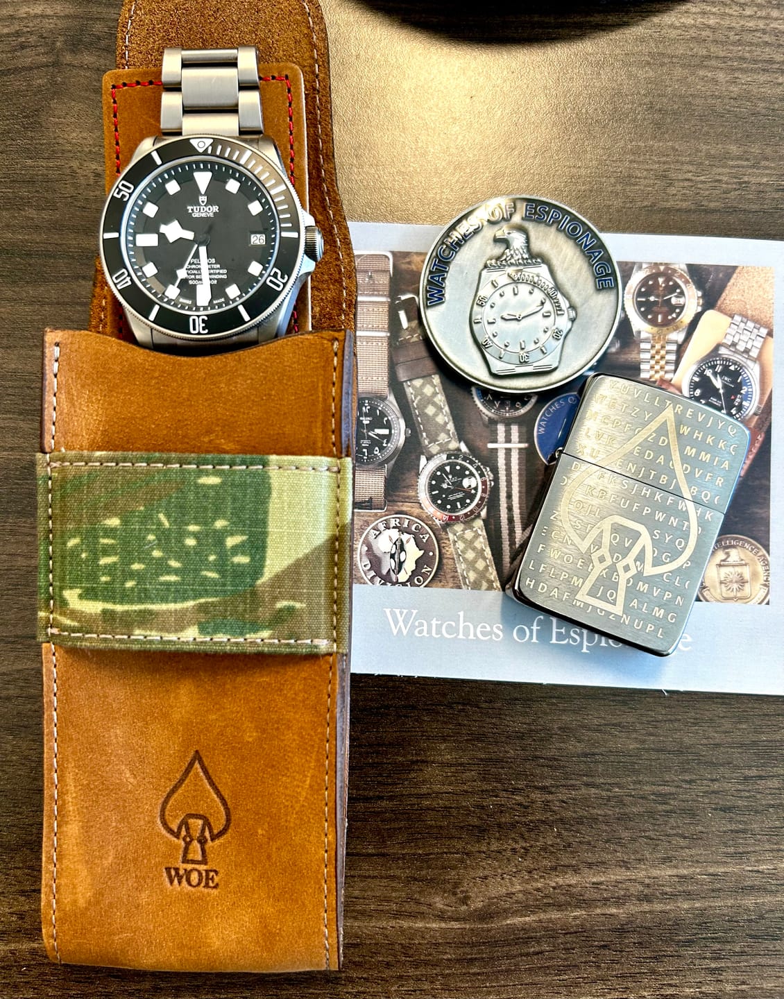 Customer photo review of Travel Pouch and Challenge Coin - NEW