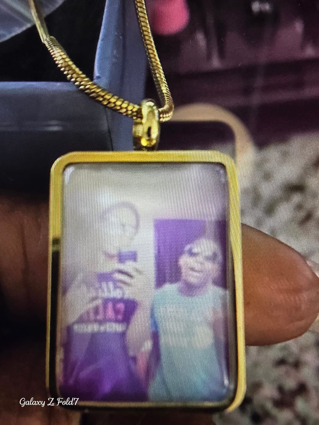 Customer photo review of Heart Urn Necklace for Ashes with Pictures
