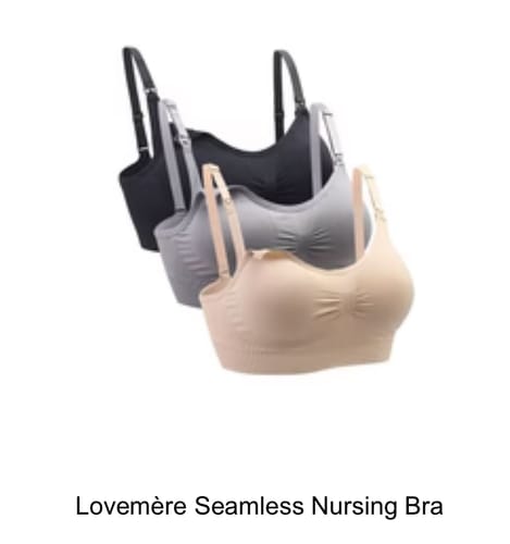 Customer photo review of Lovemère Seamless Nursing Bra