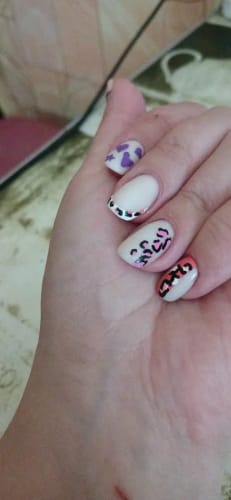 Customer photo review of Nail Art Pens Set - 12 Colours - A Must-Have