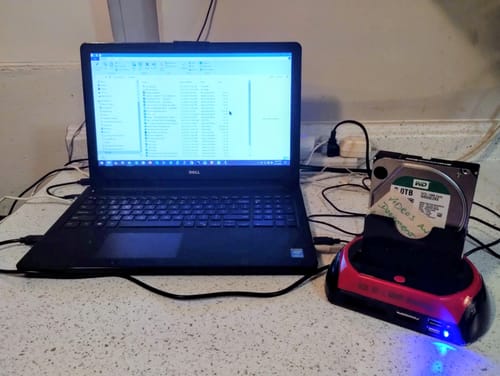 Customer photo review of 🔥 Hard Drive Docking Station (🎁 Flash Sale)