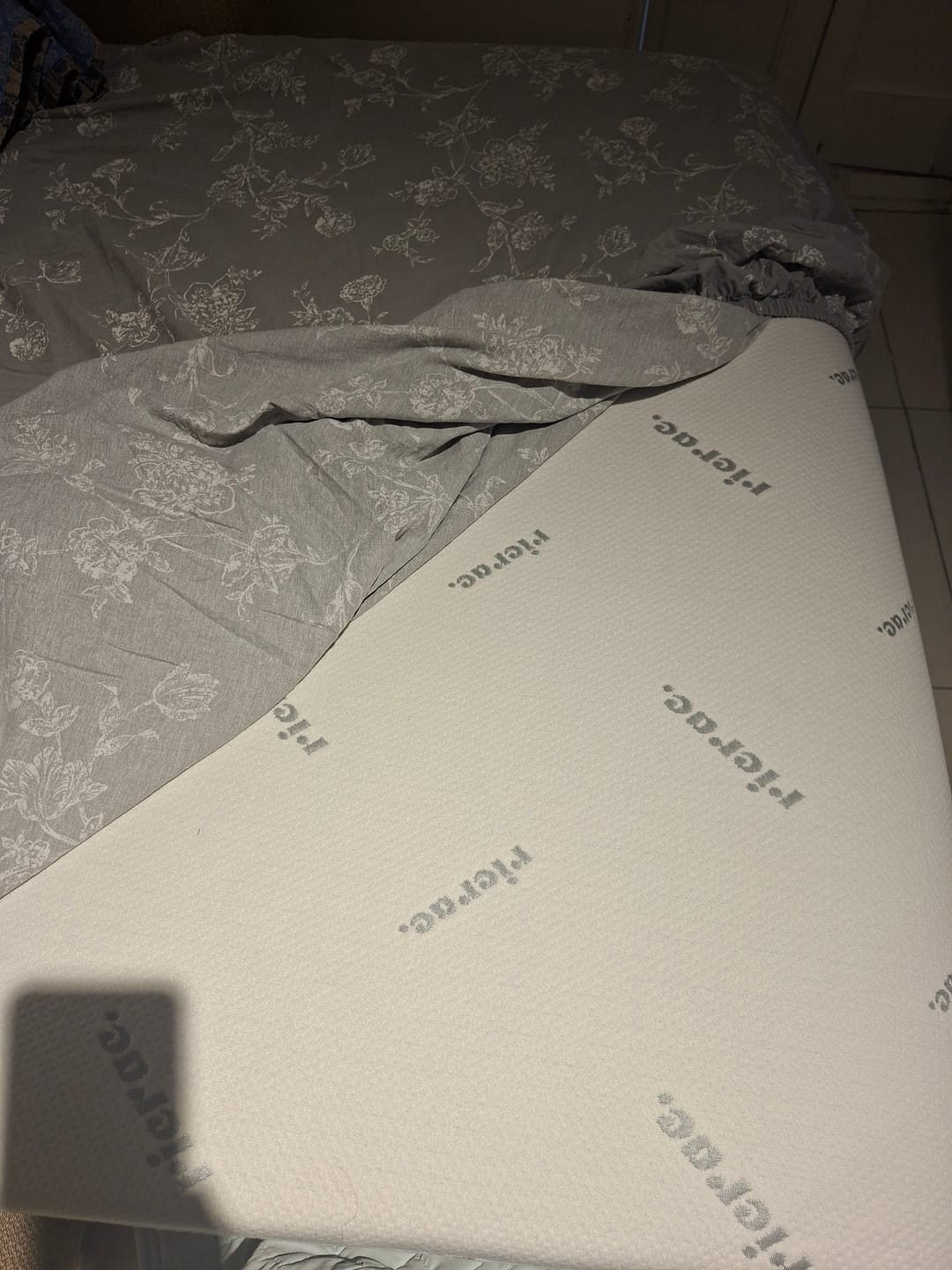 Customer photo review of Memory Foam Topper Mattress