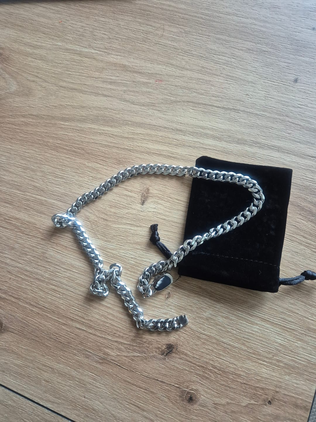 Customer photo review of Chaîne Cubaine 8mm (Argent)