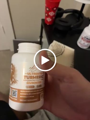 Customer video review of Ultimate Turmeric Gummies With Ginger Root & Black Pepper
