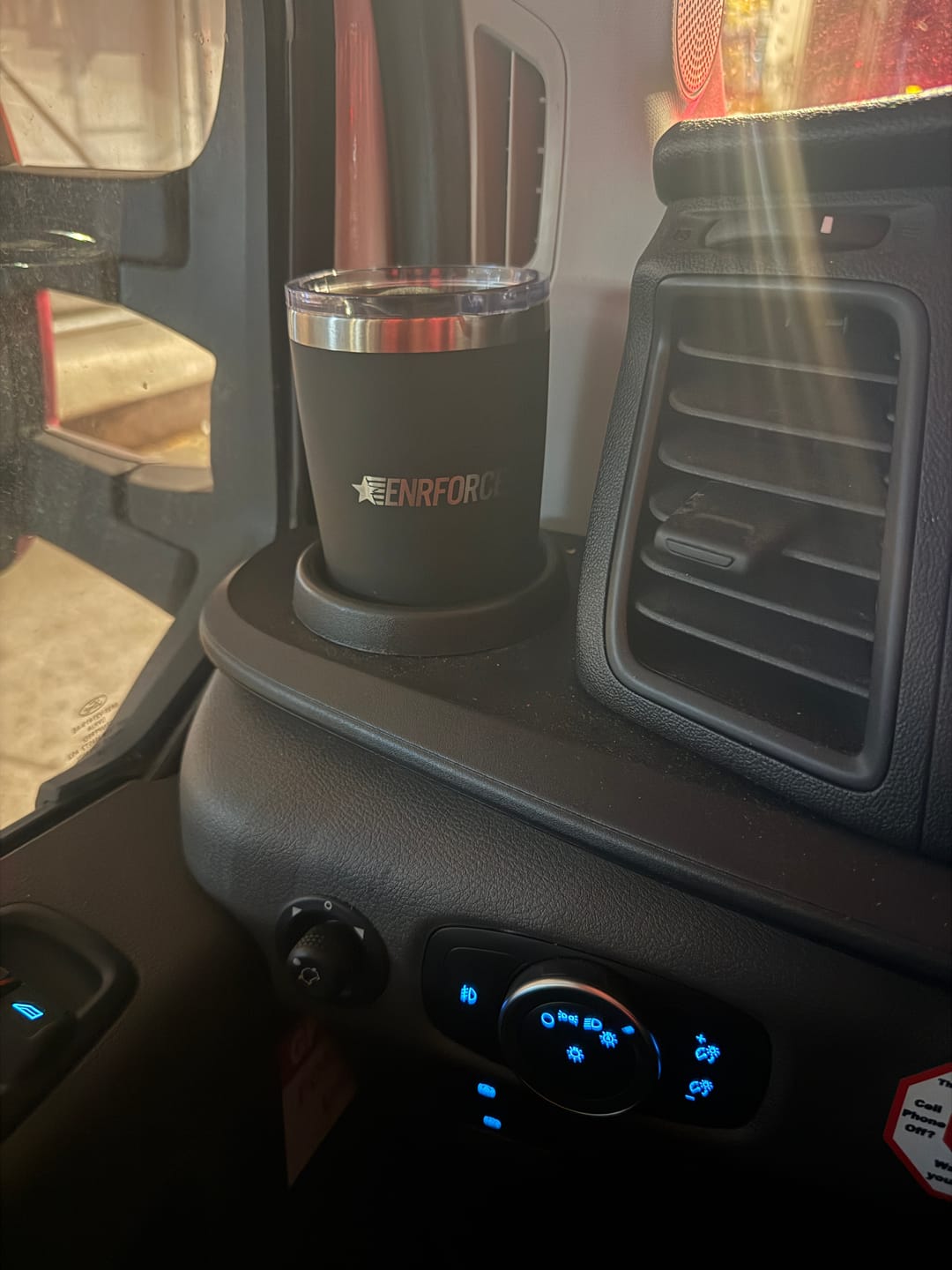 Customer photo review of 20 OZ Soft Matte Tumbler