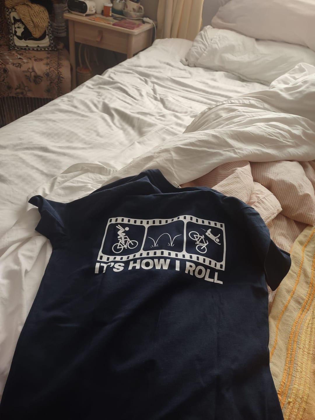 Customer photo review of It's How I Roll [Back Print] T-Shirt