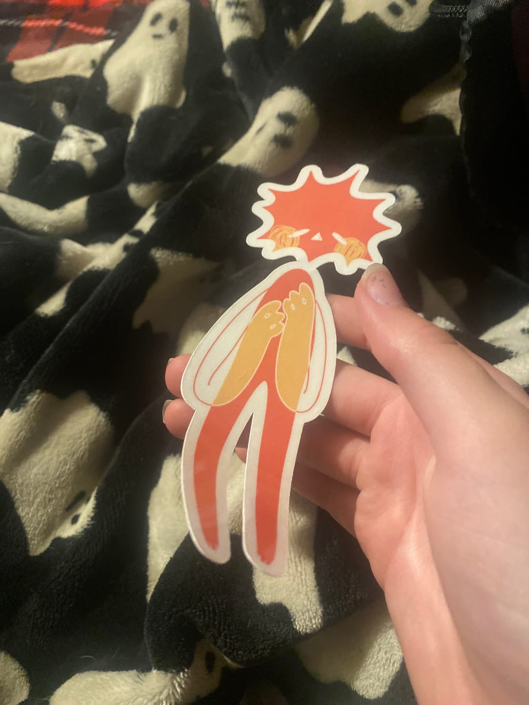 Customer photo review of Minimalistic Space People Bookmark