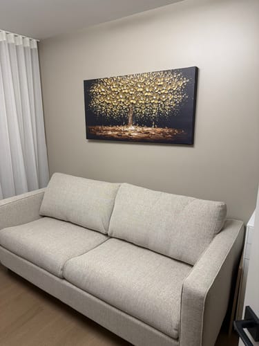 Customer photo review of GOLD RAINS CANVAS