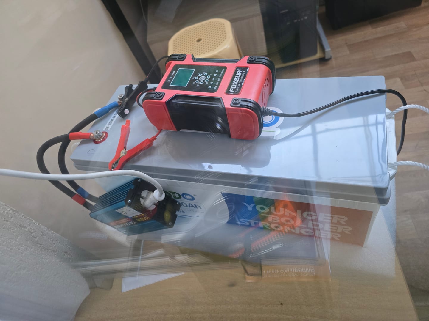 Customer photo review of 【Україна】0% ПДВ - Redodo 24V 100Ah акумулятор LiFePO4 глибокого циклу BMS 100A