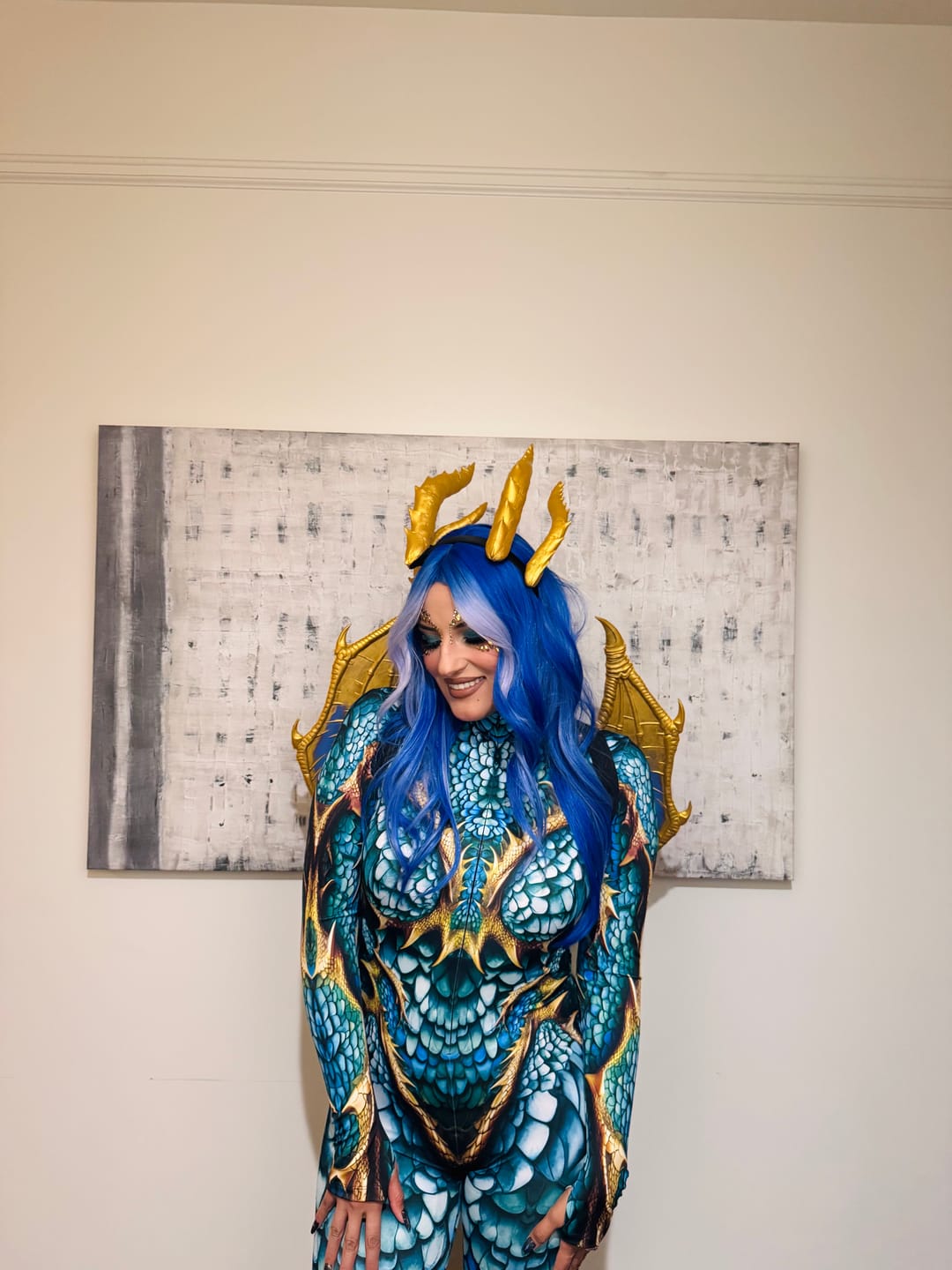 Customer photo review of Verdant Dragon Costume