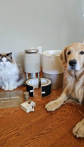 Customer photo review of Pet Air Purifier