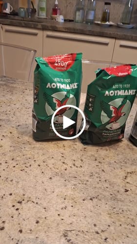 Customer video review of Greek coffee Loumidis - 490g