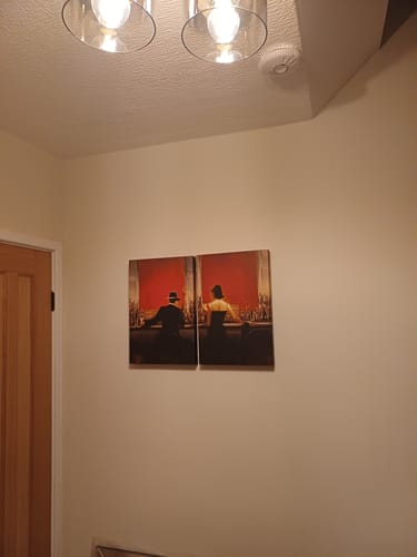 Customer photo review of NOSTALGIA AND MARTINI CANVAS