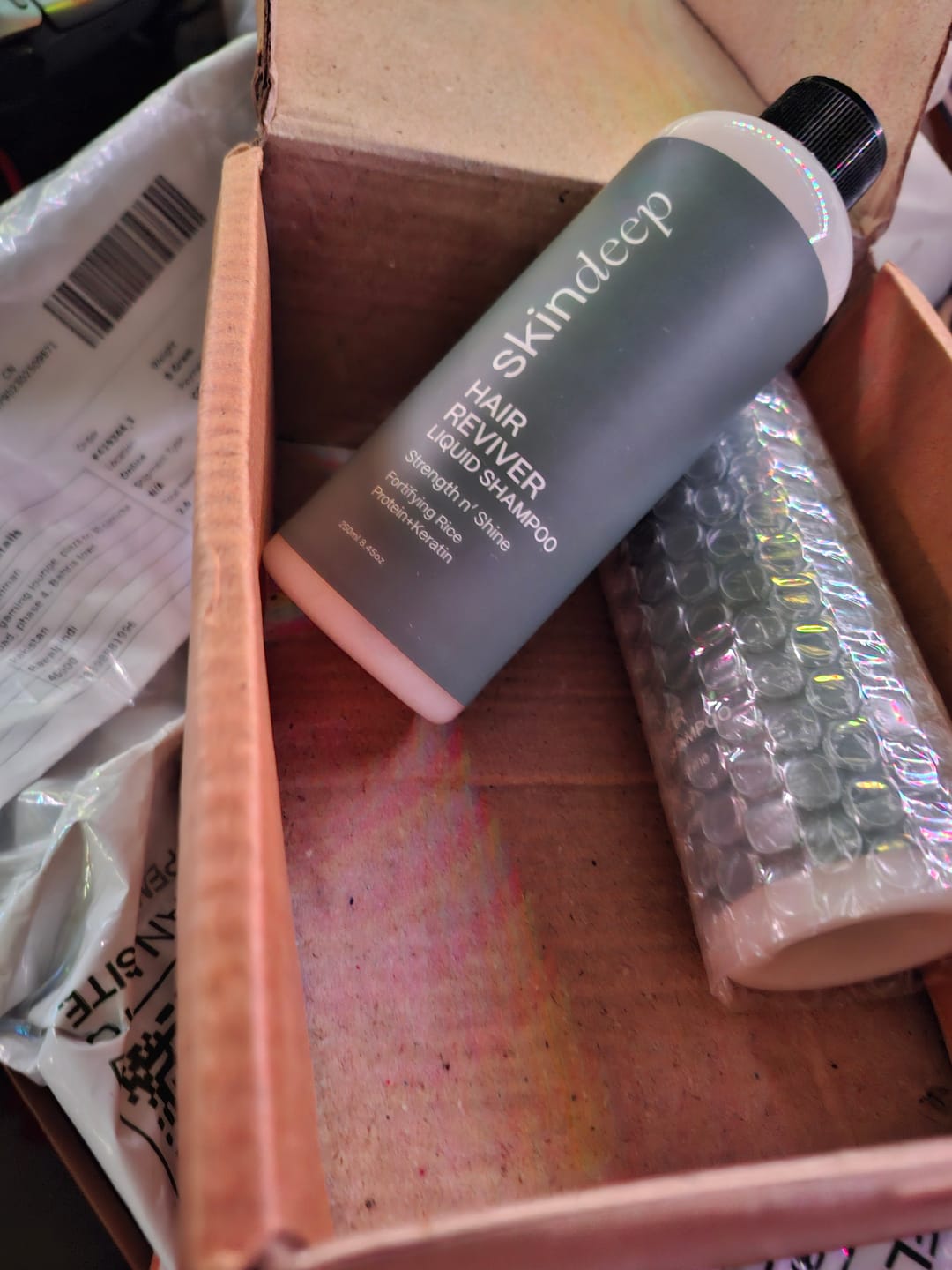 Customer photo review of HAIR REVIVER - Rice Protein Liquid Shampoo