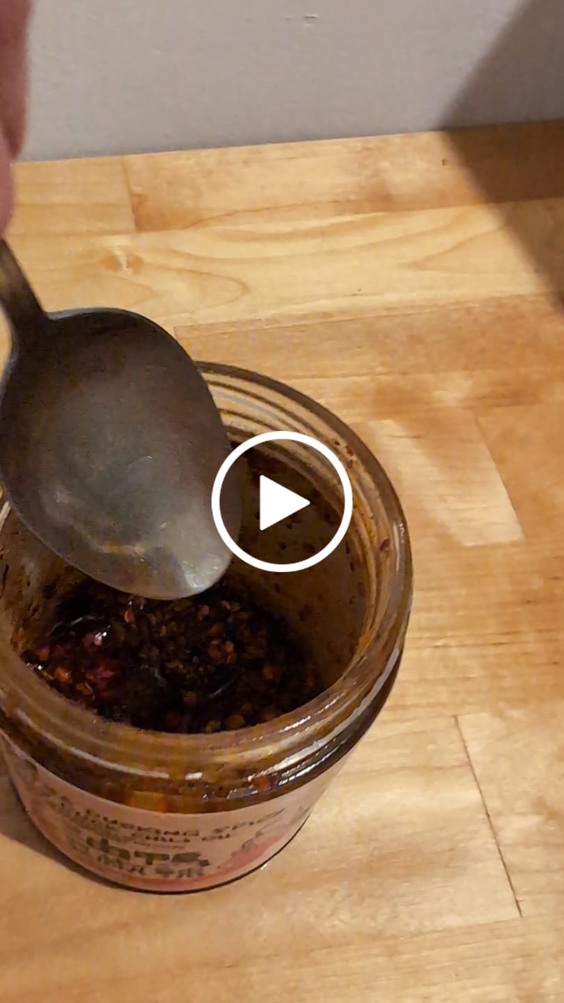 Customer video review of Holy Duck Extra Ducking Spicy Chili Oil