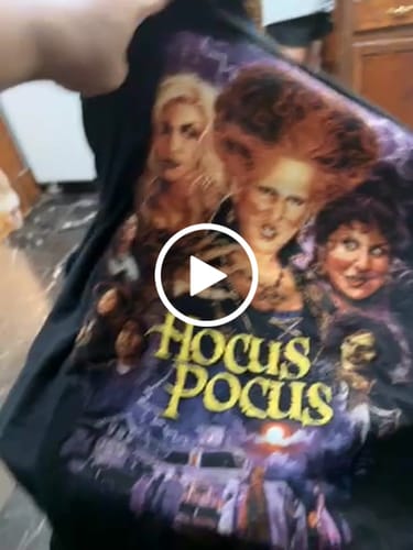 Customer video review of Hocus Pocus: I Put a Spell on You - Long Sleeve T-Shirt