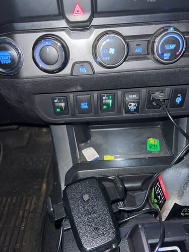 Customer photo review of Car Seat Heater Kit for 2 Seats - Carbon Fiber/Alloy Wire Heating Pads with 3-Level Switch