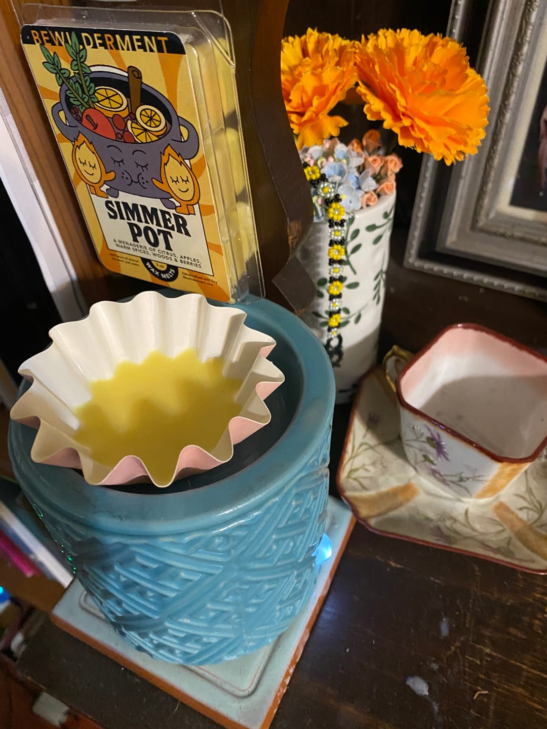Customer photo review of Simmer Pot Wax Melts