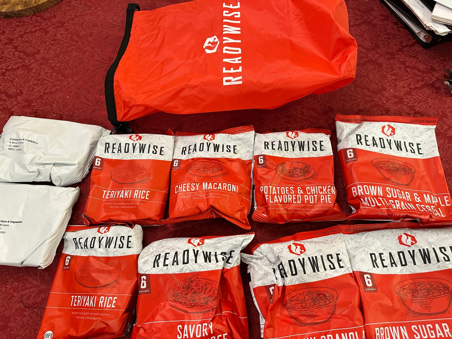 Customer photo review of One Week Emergency Food Supply