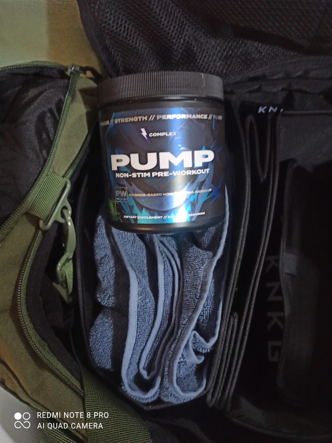 Customer photo review of Pump Non-Stim Pre-workout