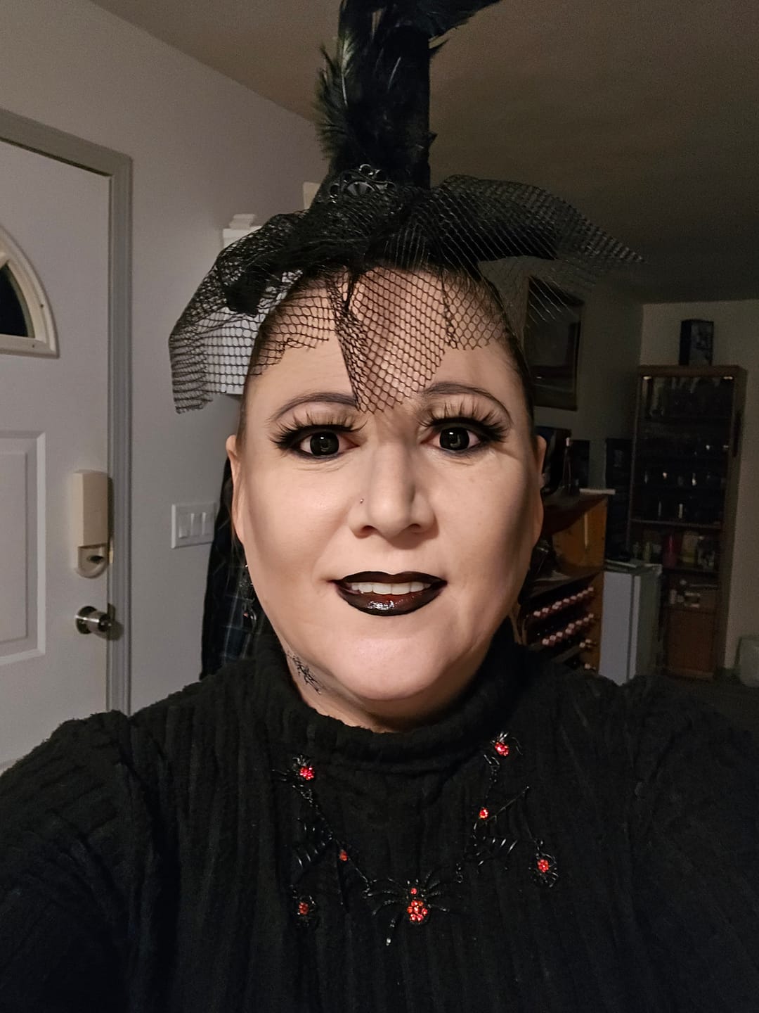 Customer photo review of PRIMAL ® Possessed - Black Colored contact Lenses