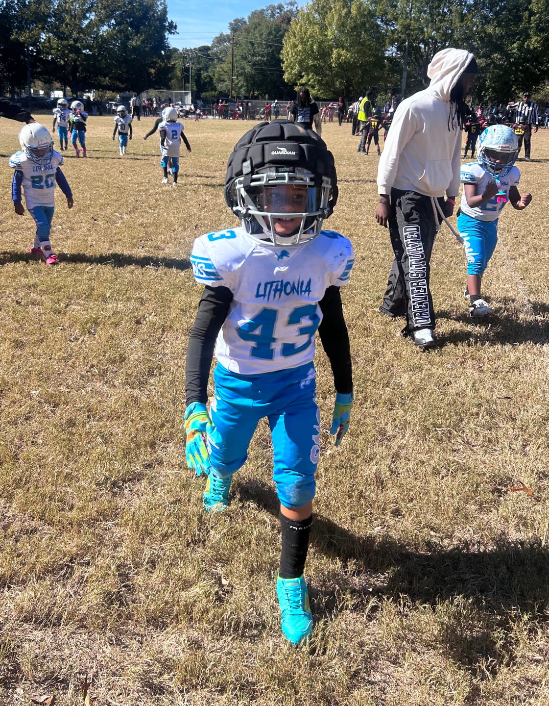 Customer photo review of Scooby-Doo Youth Football Cleats - Velocity 3.0 by Phenom Elite