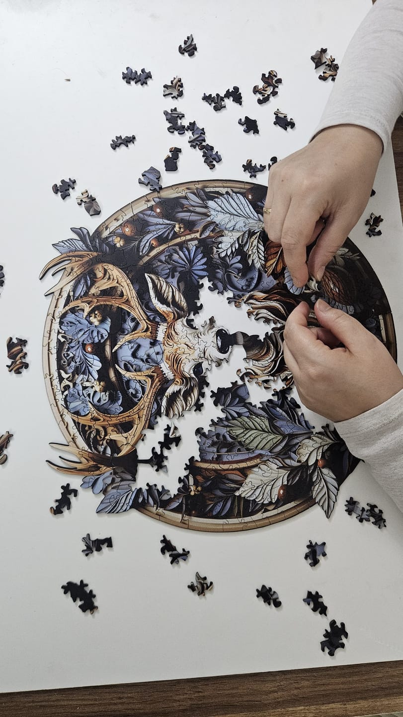 Customer photo review of Geyik V2 - Ahşap Puzzle