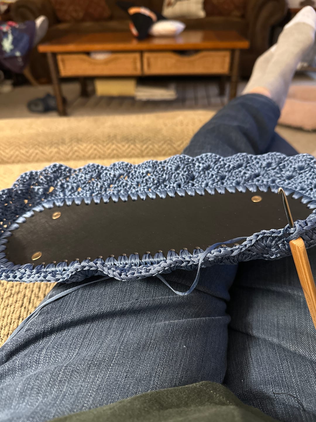 Customer photo review of CrochetPark™ Lotus Handbag DIY KIT