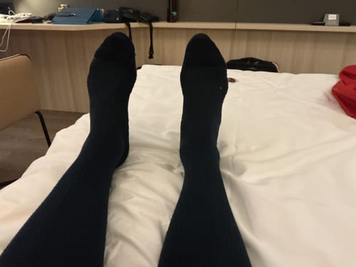 Customer photo review of Støttestrømper