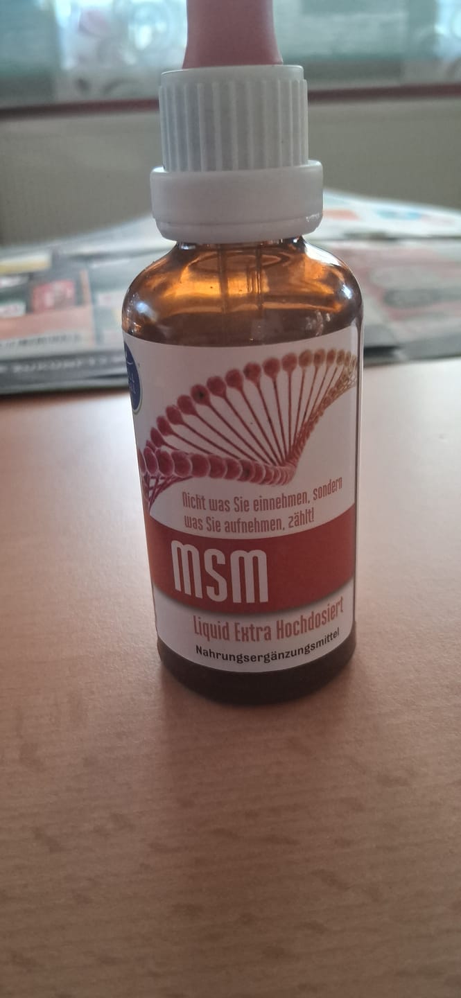 Customer photo review of MSM Booster - MSM Tropfen (Methylsulfonylmethan) - Vegan