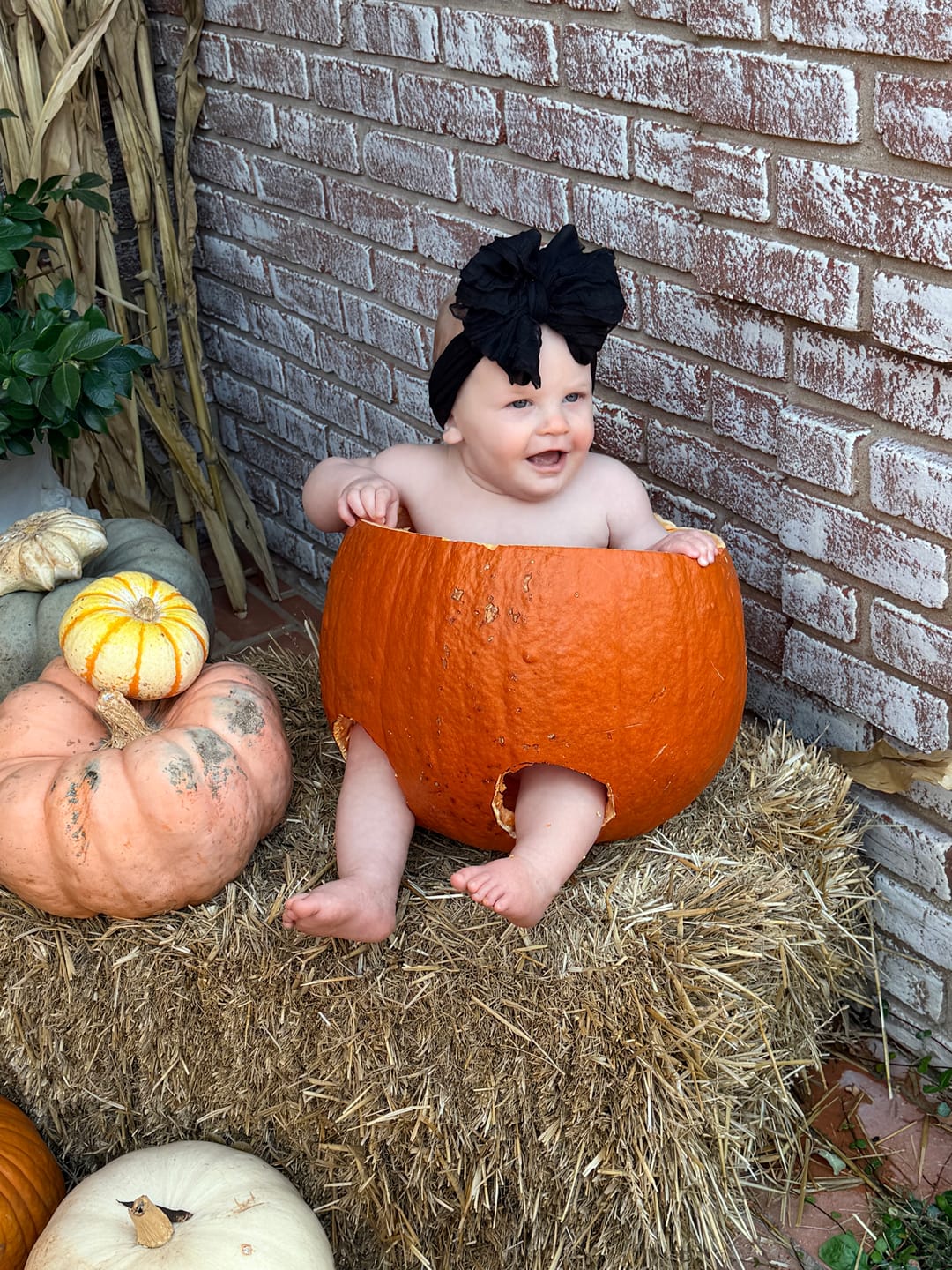 Customer photo review of Ruffled Headband- Black