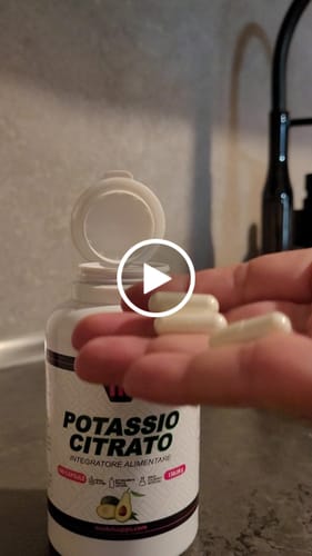 Customer video review of Potassio Citrato puro al 100% - 160 cps
