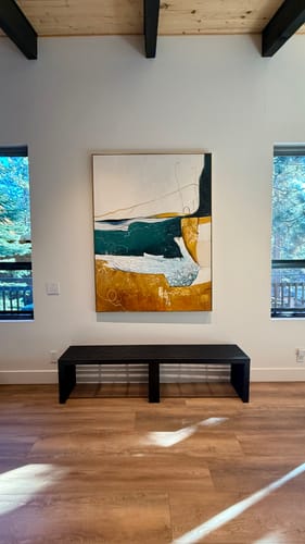 Customer photo review of Vertical Abstract Painting #ABAV60