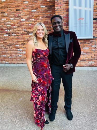 Customer photo review of Kendra Dress by Amanda Uprichard - RENTAL