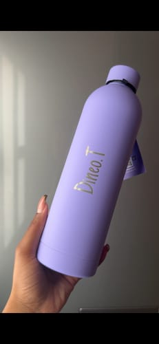 Customer photo review of Core Series Flask | Lavender Purple