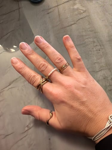 Customer photo review of Brooke Infinity Loop Ring