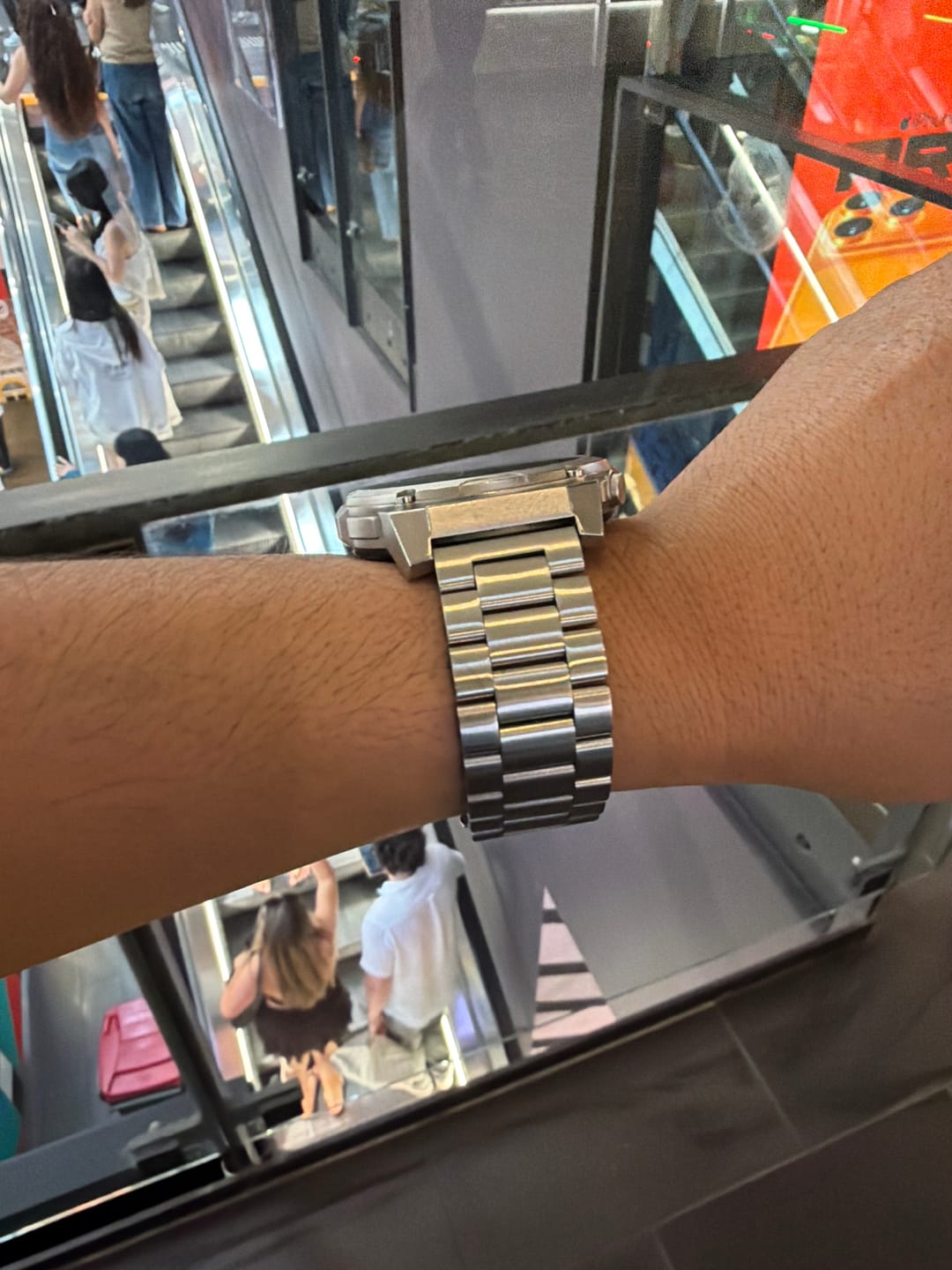 Customer photo review of Silver Steel Loop